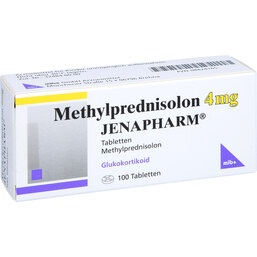 Abbildung: Methylprednisolon 4 mg Jenapharm Tabletten 100 St, Tabletten PZN 08424165