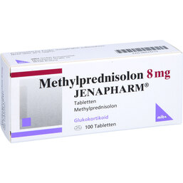 Abbildung: Methylprednisolon 8 mg Jenapharm Tabletten 100 St, Tabletten PZN 08424219