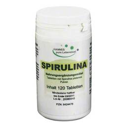 Abbildung: Spirulina Tabletten 120 St, Tabletten PZN 08424478