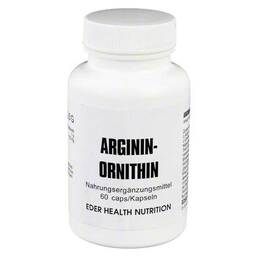 Abbildung: Arginin / Ornithin Kapseln Kapseln, 60 St PZN 08448728