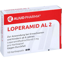 Abbildung: Loperamid AL 2 Hartkapseln 10 St, Hartkapseln PZN 08457762