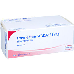 Abbildung: Exemestan STADA 25 mg Filmtabletten 100 St, Filmtabletten PZN 08460600