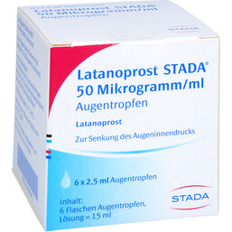 Abbildung: Latanoprost STADA 50 Mikrogramm / ml Augentropfen 6X2.5 ml, Augentropfen PZN 08460646