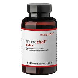 Abbildung: Monachol extra Rotes Reismehl 250 mg Kapseln Kapseln, 60 St PZN 08464035