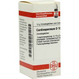 Abbildung: DHU Cardiospermum D 100 Globuli Globuli, 10 g PZN 08479249