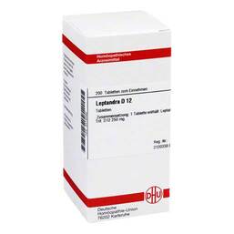 Abbildung: DHU Leptandra D 12 Tabletten Tabletten, 200 St PZN 08479462