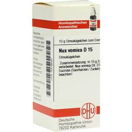 Abbildung: Nux vomica D 15 Globuli Globuli, 10 g PZN 08479580