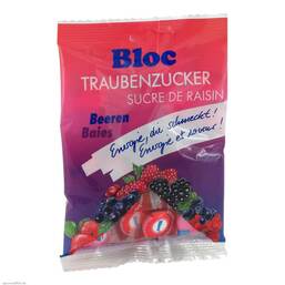 Abbildung: Bloc Traubenzucker Beerenmix Beutel Bonbons, 75 g PZN 08489667
