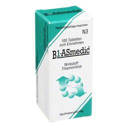 Abbildung: B1 Asmedic Tabletten Tabletten, 100 St PZN 08503284