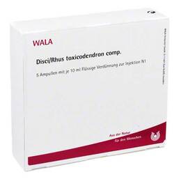 Abbildung: Disci / Rhus toxicodendron comp. Ampullen 5X10 ml, Ampullen PZN 08510350