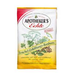 Abbildung: Apothekers Echte Fenchel Erkältungsbonbons zuckerfrei Bonbons, 65 g PZN 08511970