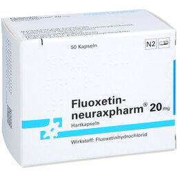 Abbildung: Fluoxetin neuraxpharm 20 mg Hartkapseln 50 St, Hartkapseln PZN 08515531
