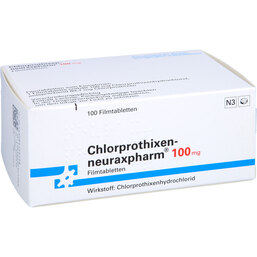 Abbildung: Chlorprothixen neuraxpharm 100 Filmtabletten 100 St, Filmtabletten PZN 08515577