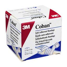 Abbildung: Coban hautfarben Binde 5cmx2,3m ungedehnt 1582S Binden, 1 St PZN 08516677