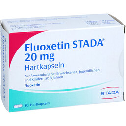 Abbildung: Fluoxetin STADA 20 mg Hartkapseln 50 St, Hartkapseln PZN 08527385