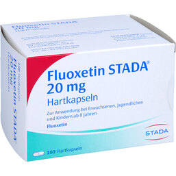 Abbildung: Fluoxetin STADA 20 mg Hartkapseln 100 St, Hartkapseln PZN 08527391
