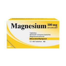 Abbildung: Magnesium 100 mg Jenapharm Tabletten Tabletten, 50 St PZN 08530803