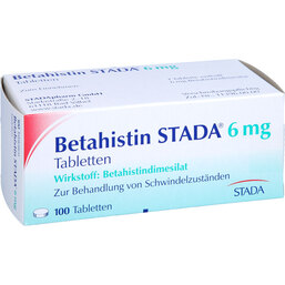 Abbildung: Betahistin STADA 6 mg Tabletten 100 St, Tabletten PZN 08541907
