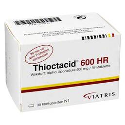 Abbildung: Thioctacid 600 HR Filmtabletten Filmtabletten, 30 St PZN 08591271