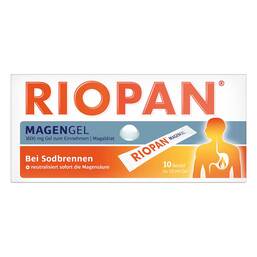 Abbildung: RIOPAN Magen Gel Stick-Pack 10X10 ml, Gel PZN 08592922