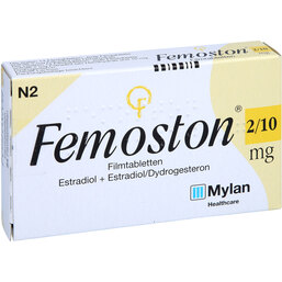 Abbildung: Femoston 2 / 10 mg Filmtabletten 84 St, Filmtabletten PZN 08603206