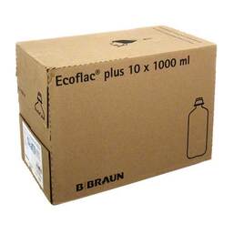 Abbildung: Kochsalzlösung 0,9% Ecoflac Plus Infusionslösung, 10X1000 ml PZN 08609261