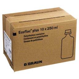 Abbildung: Aqua AD Injectabilia Ecoflac Plus Infusionslösung 10X250 ml, Infusionslösung PZN 08609315