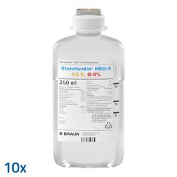 Abbildung: Sterofundin Heg-5 Ecoflac Pl 10X250 ml, Infusionslösung PZN 08609427