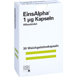 Abbildung: Einsalpha 1 µg Kapseln 30 St, Weichkapseln PZN 08617869