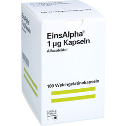 Abbildung: Einsalpha 1 µg Kapseln 100 St, Weichkapseln PZN 08617875