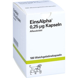 Abbildung: Einsalpha 0,25 µg Kapseln 100 St, Weichkapseln PZN 08617906
