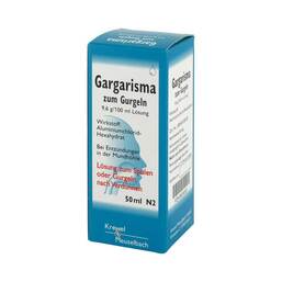Abbildung: Gargarisma zum Gurgeln 9,6 g/100 ml Lösung Liquidum, 50 ml PZN 08625053