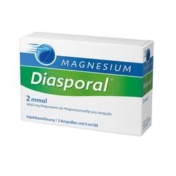 Abbildung: MAGNESIUM Diasporal® 2 mmol Injektionslösung 5X5 ml, Ampullen PZN 08626756