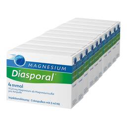 Abbildung: Magnesium Diasporal 4 mmol Ampullen Ampullen, 50X2 ml PZN 08626785