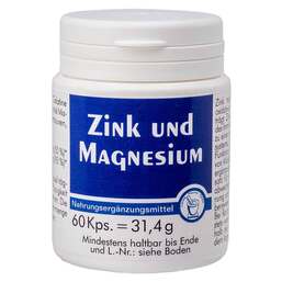 Abbildung: Zink + Magnesium Kapseln Kapseln, 60 St PZN 08635382