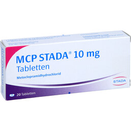 Abbildung: MCP STADA 10 mg Tabletten 20 St, Tabletten PZN 08641833