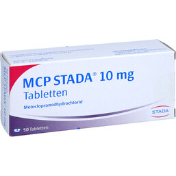 Abbildung: MCP STADA 10 mg Tabletten 50 St, Tabletten PZN 08641856