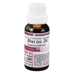 Abbildung: Rhus toxicodendron D 6 Dilution Dilution, 20 ml PZN 08649823