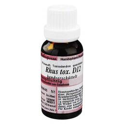 Abbildung: Rhus toxicodendron D 12 Dilution Dilution, 20 ml PZN 08649846