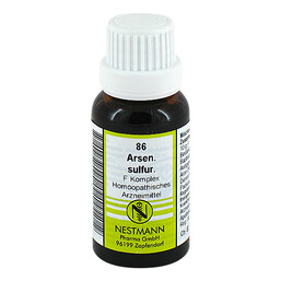 Abbildung: Arsenicum sulfuricum F Kompl 20 ml, Dilution PZN 08652216