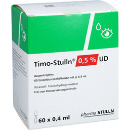 Abbildung: Timo Stulln 0,5% UD Augentropfen 60X0.4 ml, Augentropfen PZN 08653090