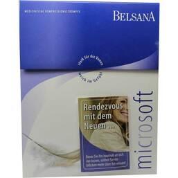 Abbildung: Belsana Micro K2 AD lang 2 KF schwarz mit Spitze 2 St PZN 08664969