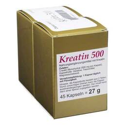 Abbildung: Kreatin 500 Kapseln Kapseln, 90 St PZN 08665532