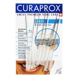 Abbildung: Curaprox LS 635 Interdentalbürste mittel 8 St, Zahnbürste PZN 08671739
