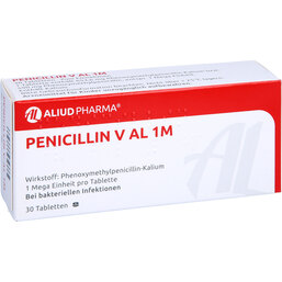 Abbildung: Penicillin V AL 1 M Tabletten 30 St, Tabletten PZN 08671900