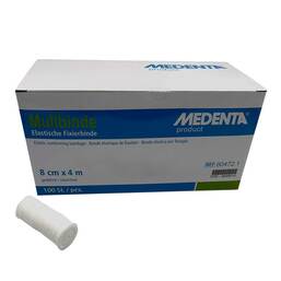 Abbildung: Mullbinden elastisch 4mx8cm 100 St, Binden PZN 08698916