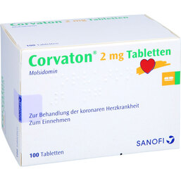 Abbildung: Corvaton 2 mg Tabletten 100 St, Tabletten PZN 08705289