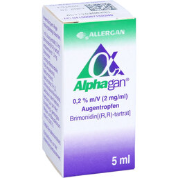 Abbildung: Alphagan Augentropfen 5 ml, Augentropfen PZN 08715224