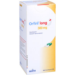 Abbildung: Orfiril long 300 mg Retardkapseln 100 St, Retard-Kapseln PZN 08718932