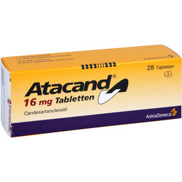 Abbildung: Atacand 16 mg Tabletten 28 St, Tabletten PZN 08736752